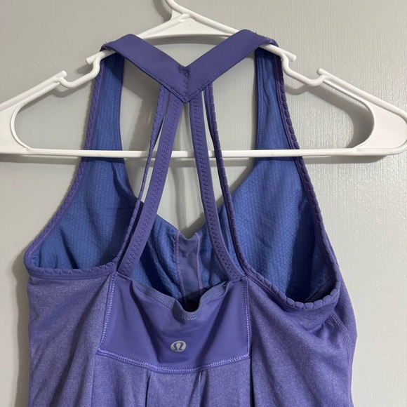 Lululemon Purple Racerback Activewear Tank Top Size 6 - Picture 4 of 13